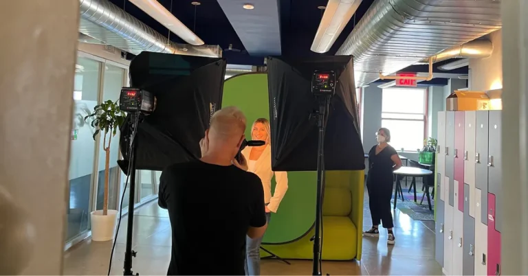 Credit Union Headshots NYC BEHIND THE SCENE