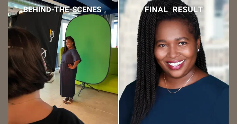Linkedin headshots- behind the scene and Headshots Final results